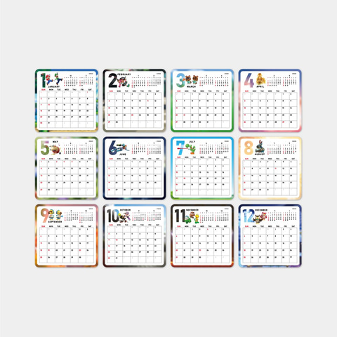 マリオ・リンク・ピクミンたちが描かれた2022年用カレンダー登場