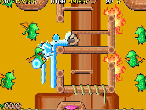 勇者「ヒポポ」を操作して戦う！ PS4/Switch「アーケードアーカイブス