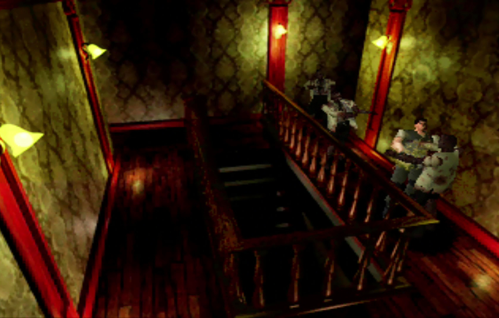 タフガイなクリスであっても、ゾンビの数回の噛みつきでやられてしまう