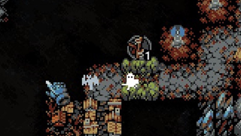 抜け目なく資材を拾うヒーロー