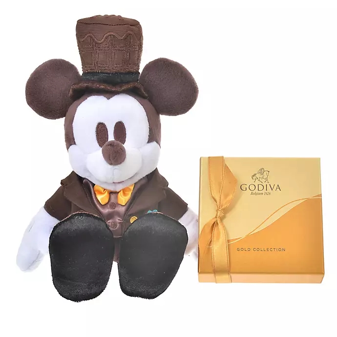 【GODIVA】ミッキー ゴールド コレクション ぬいぐるみ付き DISNEY VALENTINE 2022：4,400円 (税込)