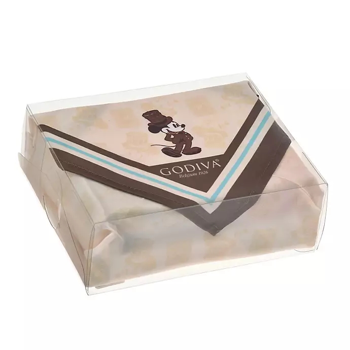 【GODIVA】ミッキー ショコラロールクッキー スカーフセット DISNEY VALENTINE 2022：3,080円 (税込)