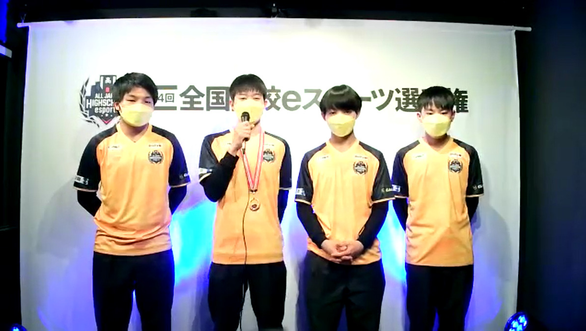 左から、i-Serino選手、i-Babel選手、i-Tapio選手、yurs2021選手