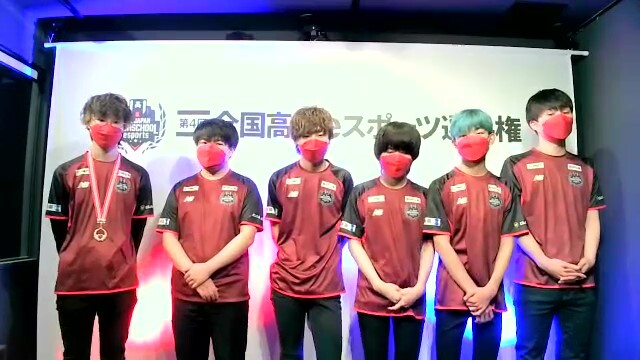 左から、ないな選手、zyunia選手、Acciy選手、rre選手、momo tqt選手、yunocy選手