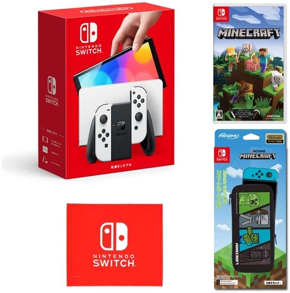 Nintendo Switch（有機ELモデル）と「Minecraft」のセット
