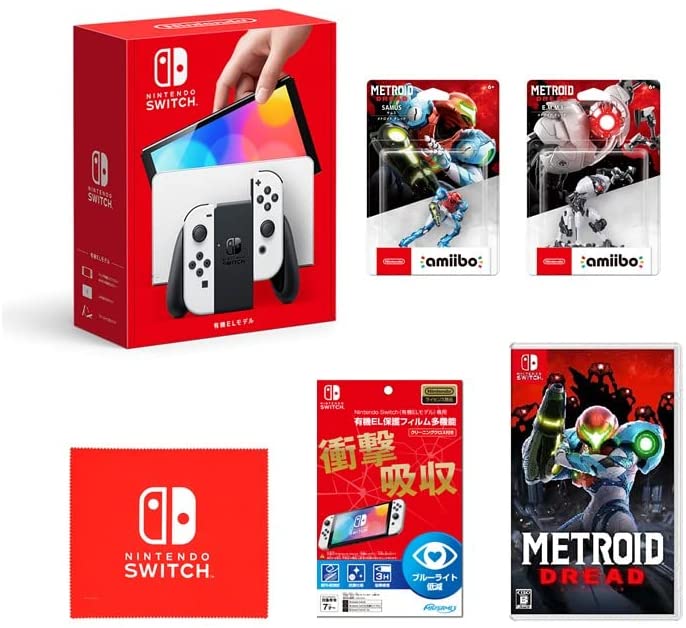 Nintendo Switch（有機ELモデル）と「メトロイド ドレッド」のセット