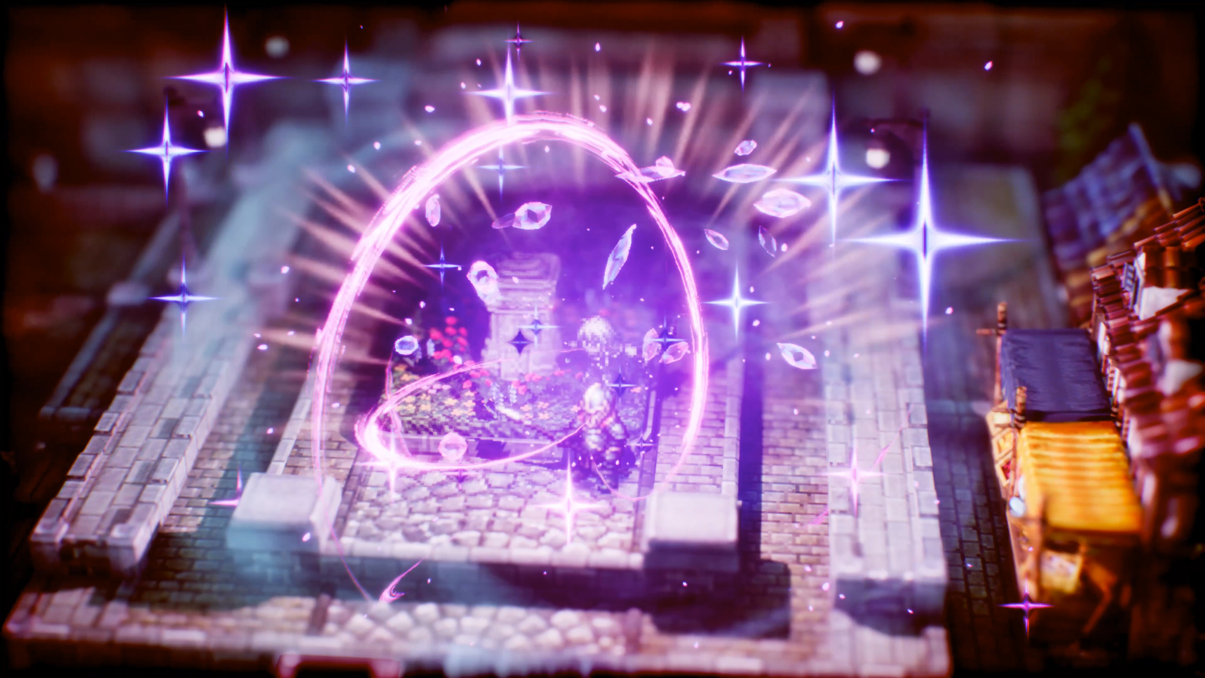 密偵アンナの武器奥義は、強力な物理攻撃とともに敵単体の防御力を大幅に下げる技。「ステルス」で敵陣に潜み、味方の反撃開始を狙って奇襲の一撃をかけよう