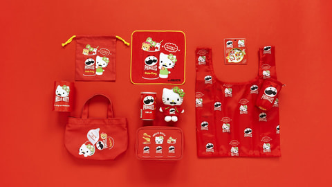 ハローキティ＆シナモロール×プリングルズのコラボ商品が2月3日発売