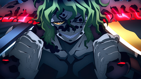 手を合わせる宇髄さんの姿も。TVアニメ「『鬼滅の刃』遊郭編」第九話の