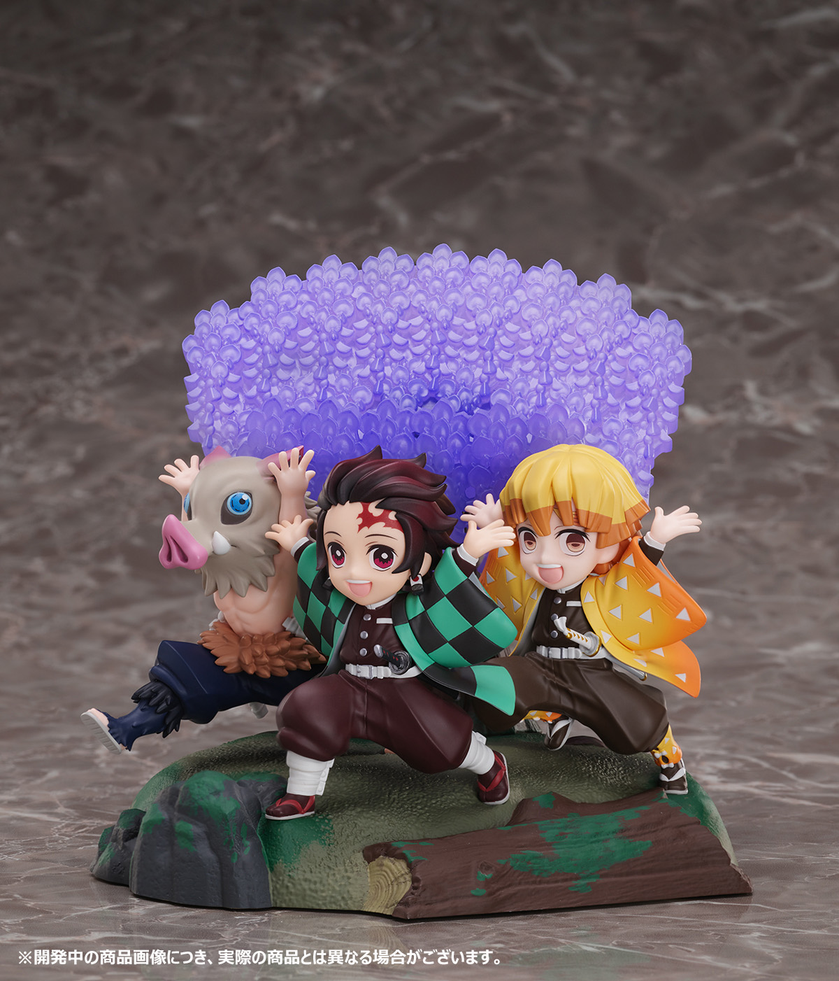 「鬼滅の刃 ヒノカミ血風譚」オリジナルフィギュアマルチスタンド（フィギュアマルチスタンド付き数量限定版に付属、2021年10月14日発売）