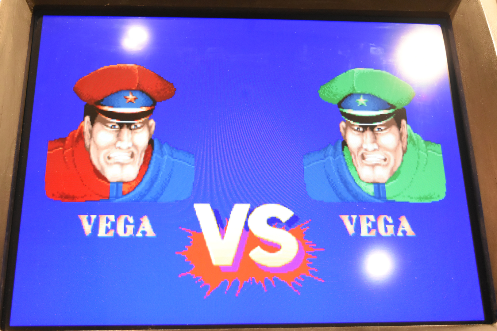 撮影前には本物のゲーム画面を使った演出も