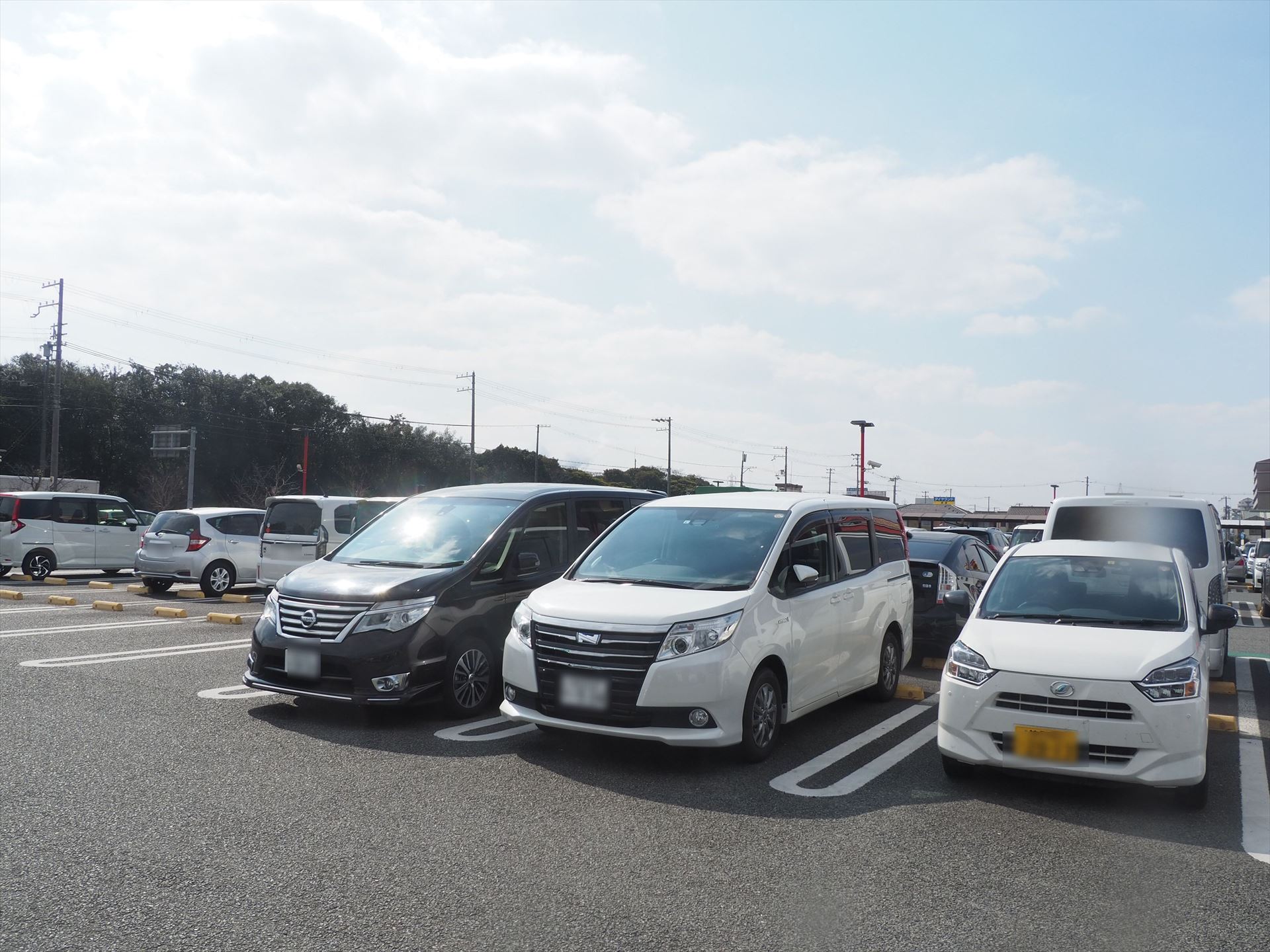 駐車場は平置きと立体駐車場に分かれている