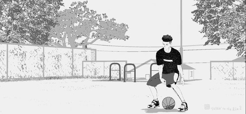 RITAO CHAN公式アカウント02 こっそりトランプSLAM DUNK スラダン」宮城リョータの練習をただぼんやり眺めるだけ