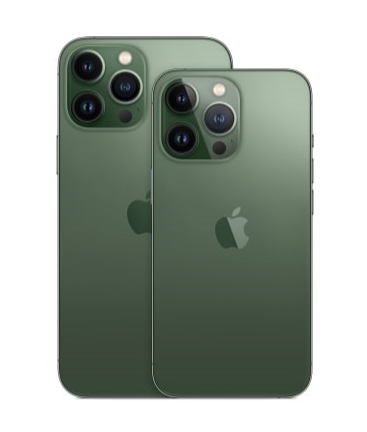 「iPhone 13 Pro」シリーズの新色「アルパイングリーン」