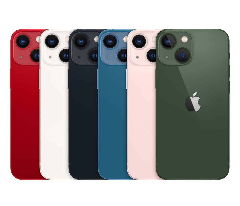 「iPhone 13」シリーズのカラーバリエーション