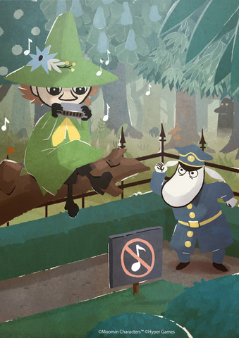 スナフキンとなってムーミン谷を冒険するADV「スナフキン：ムーミン谷