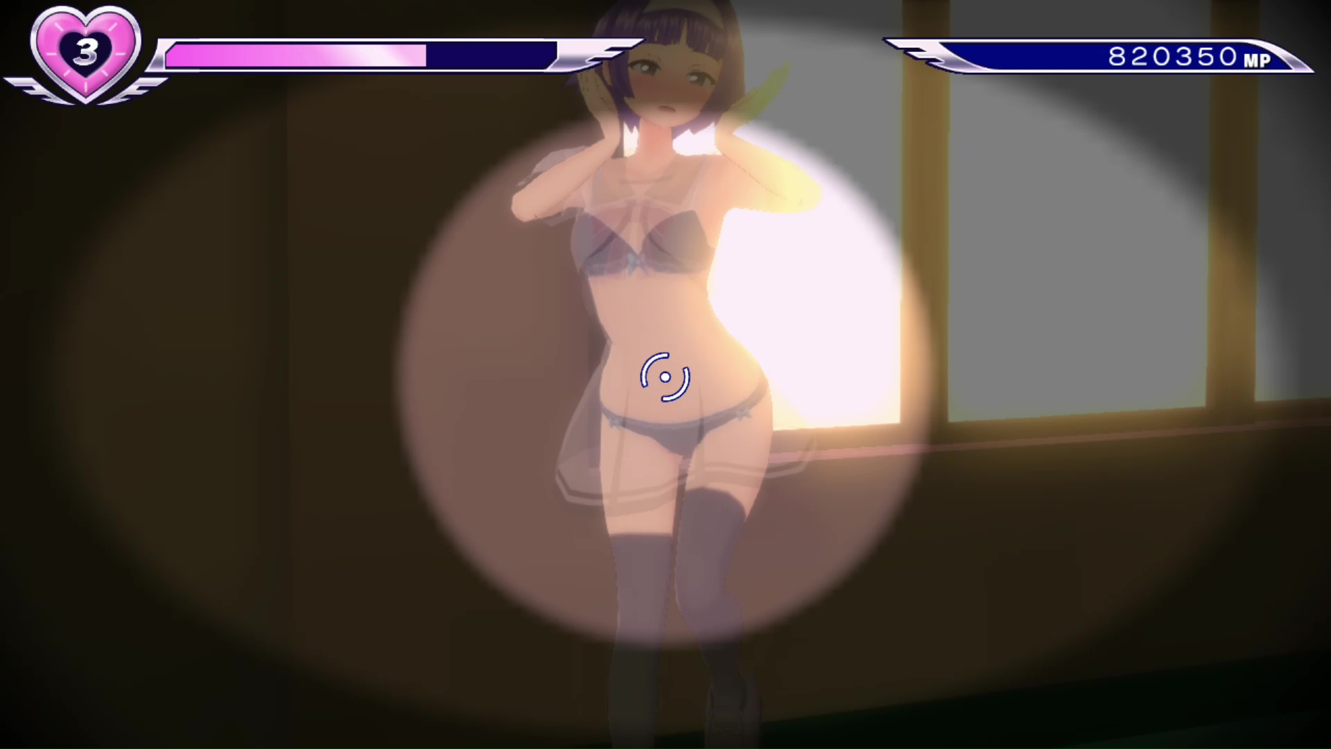 ズームで女の子の下着が丸見えに。神ゲー過ぎる……