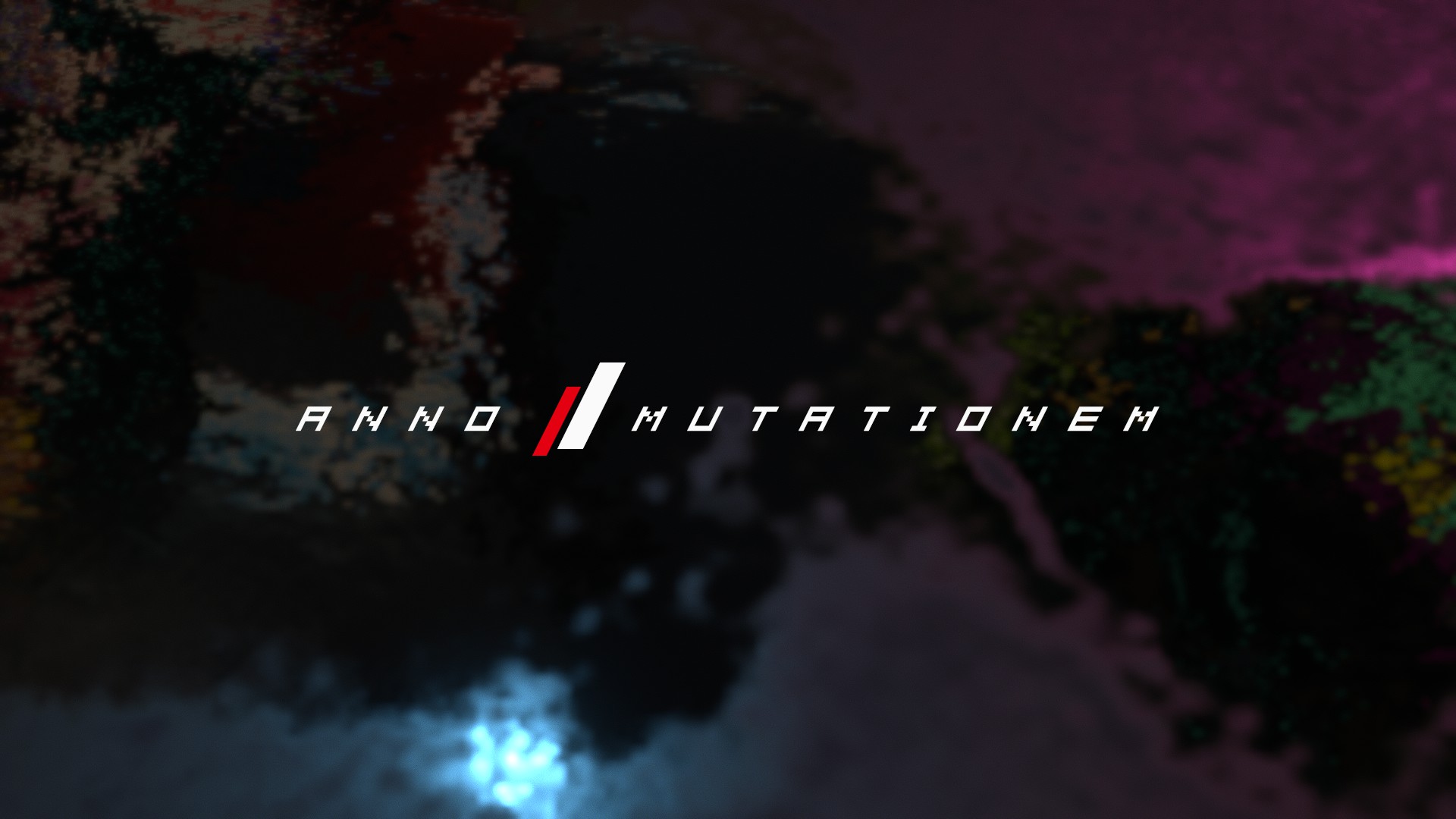 ゲーム起動時のタイトル画面。最初カメラは雨に濡れたコンクリートを映している