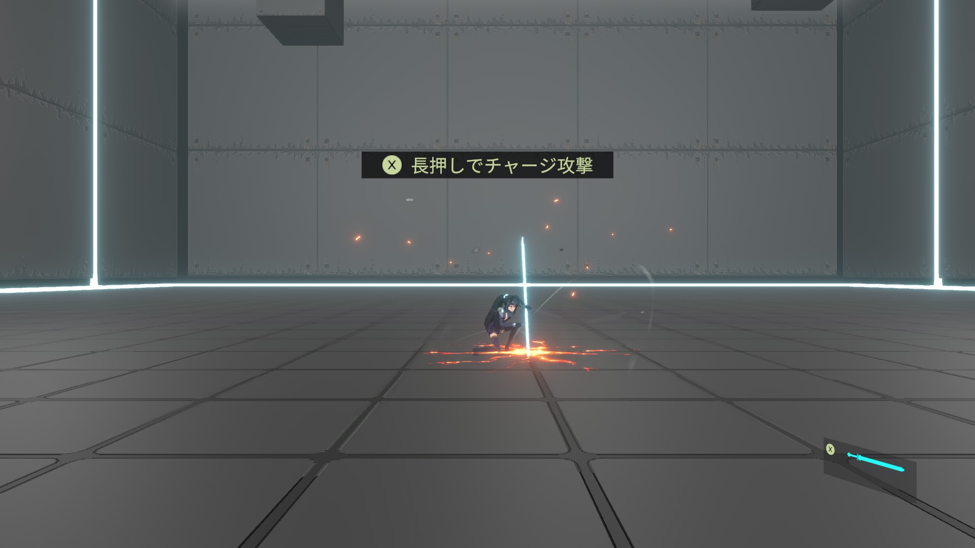 手軽に出せるコンボやジャンプ攻撃など攻撃方法も多彩。ハンドガンによる攻撃も映える！