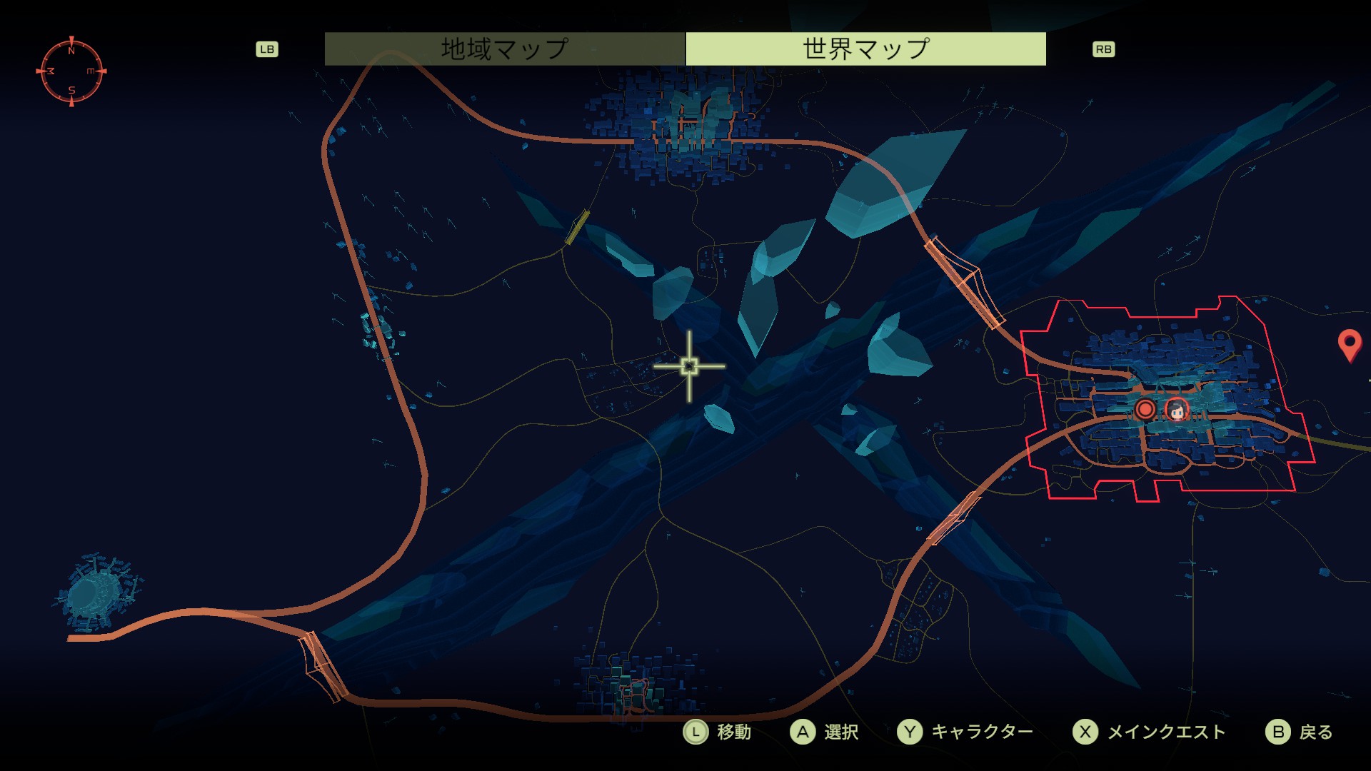 全体マップはかなり大きく表示される