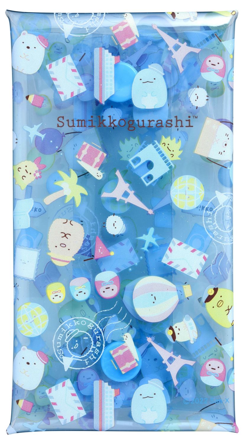 中身が見えるのもおしゃれなクリアケース。アイデア次第でさまざまな使い方ができる