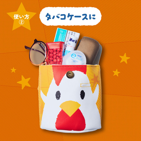 からあげクンのパッケージ風ポーチが付属！ 宝島社より「からあげクン