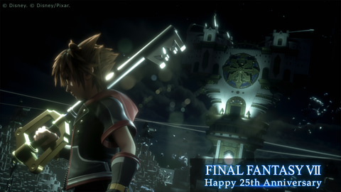 クラウドもお祝い！ 「FFVII REMAKE」公式Twitterが「キングダム