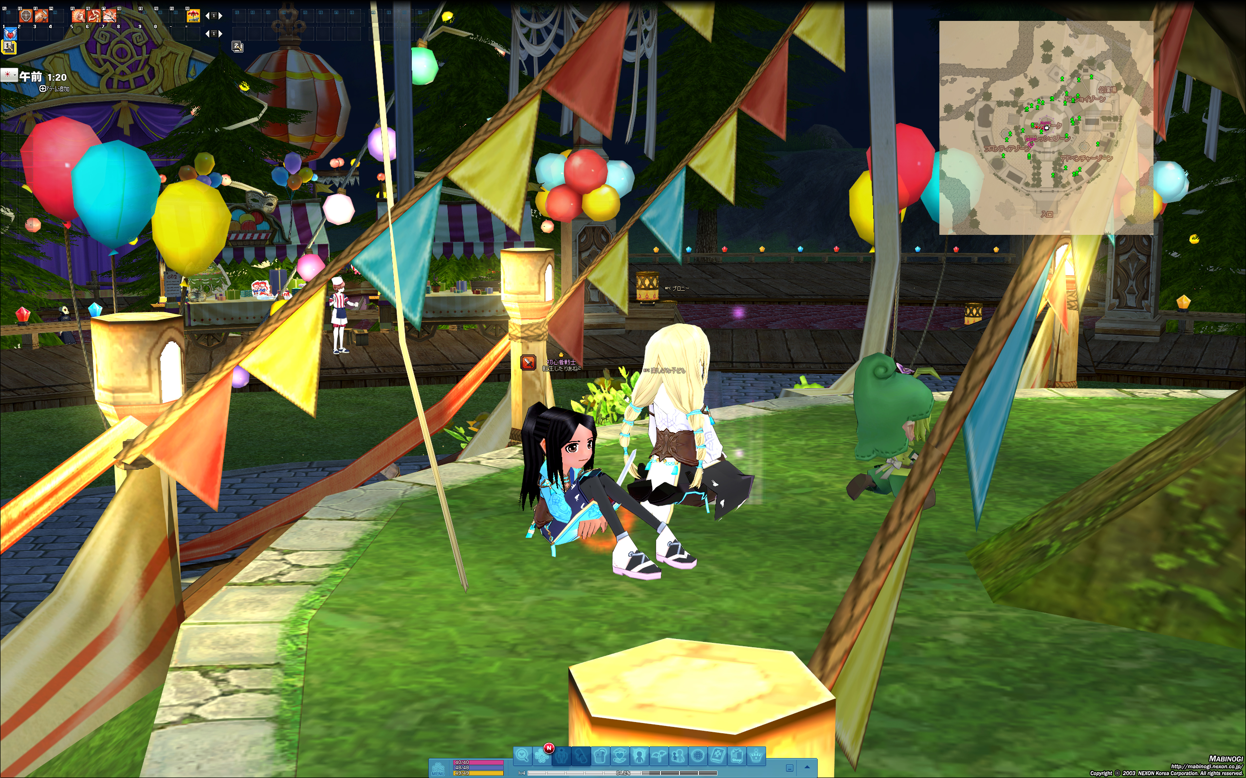 楽しいお祭り空間。新キャラクターの顔見せも。筆者も初体験のコンテンツだ