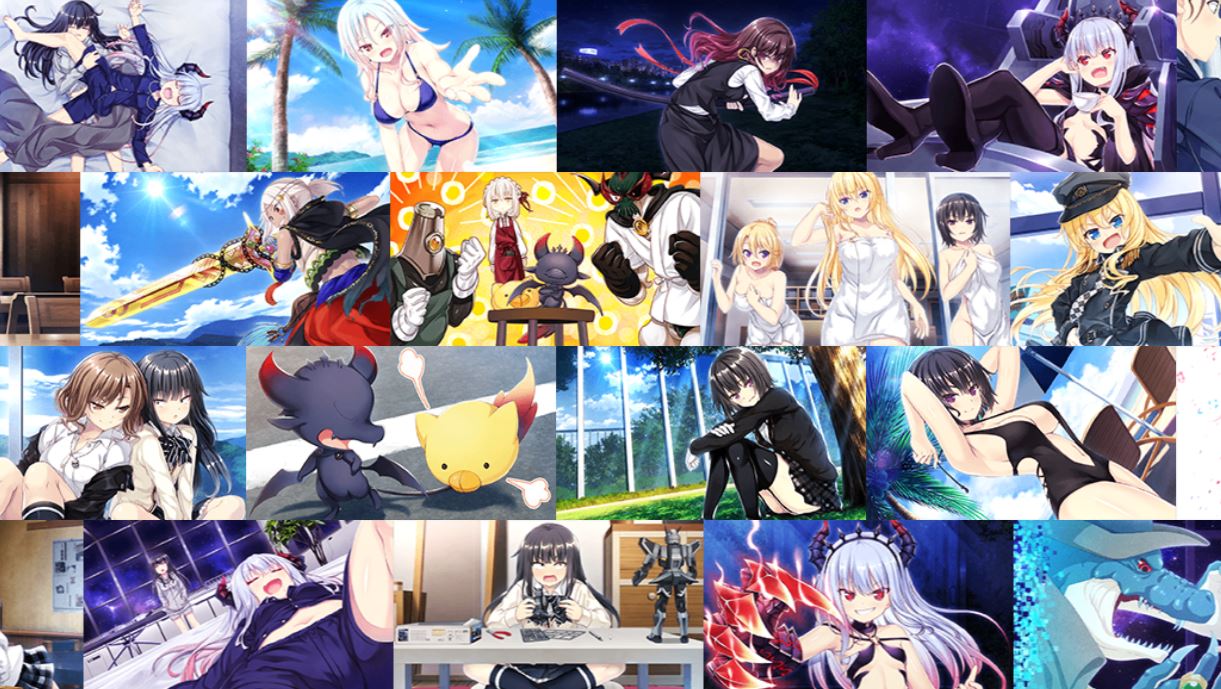 公式ページの紹介画像。1,000枚を超えるCGが用意されている