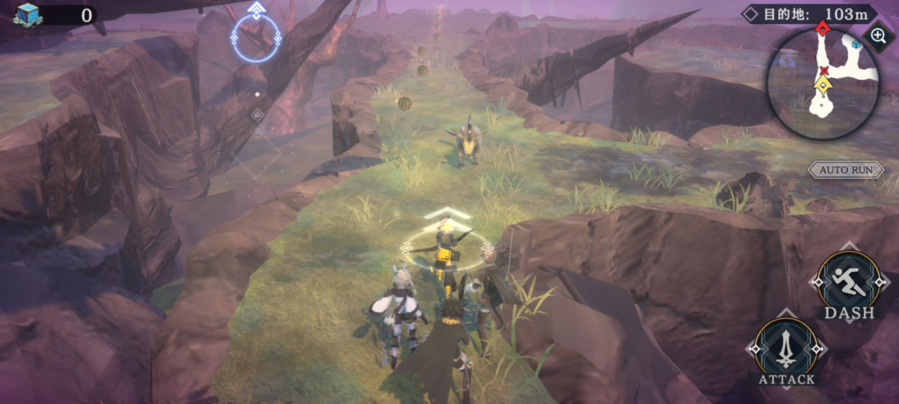 奈落の中は界層によって雰囲気が大きく異なる