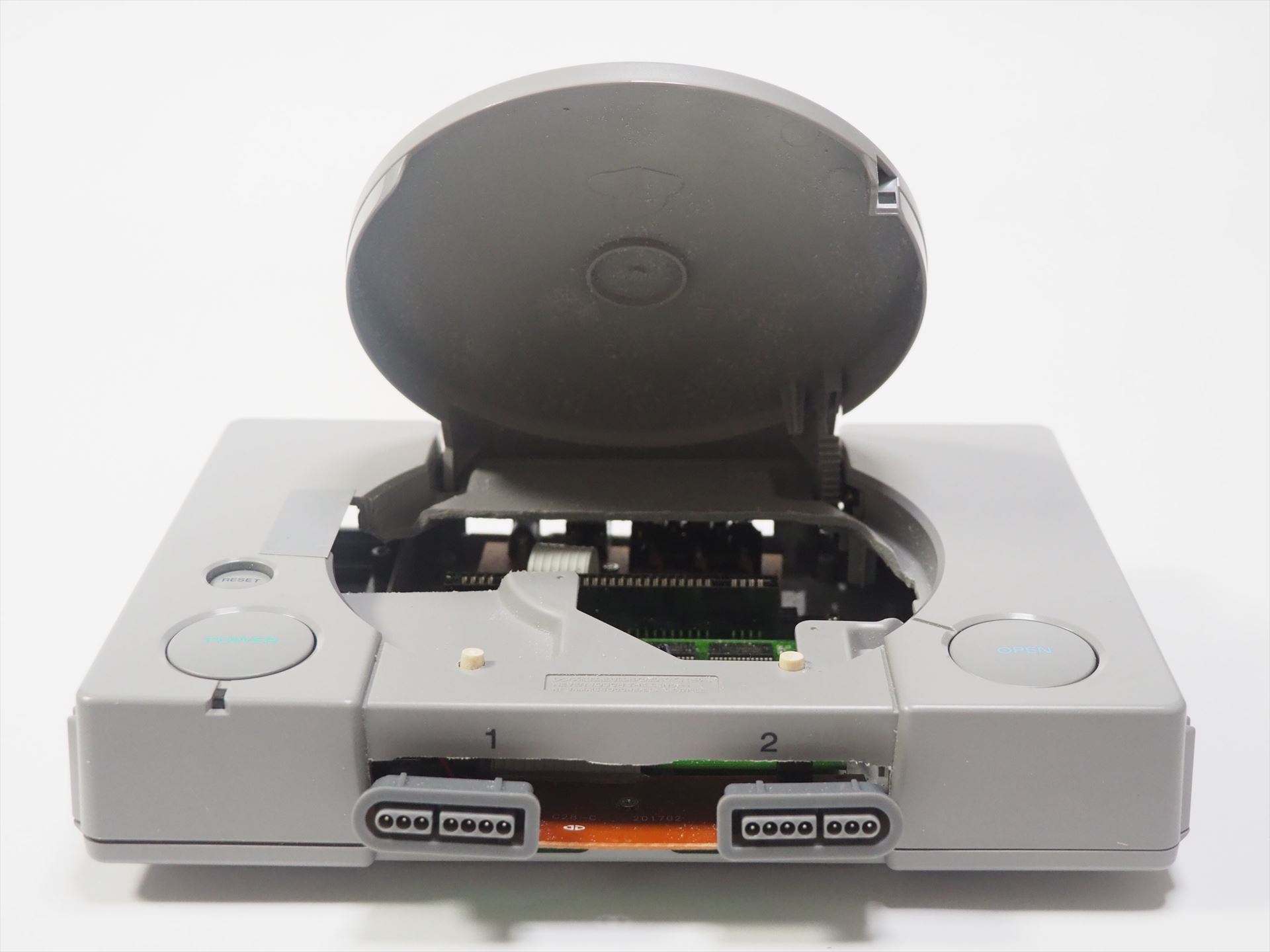 フタをオープンしたところ