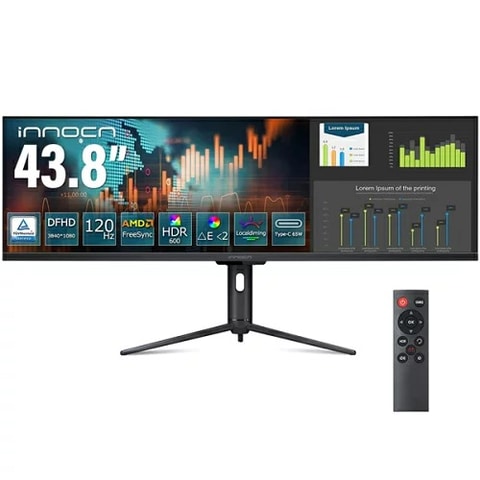 Innocnの4Kモバイルモニターと43.8インチゲーミングモニターが「楽天