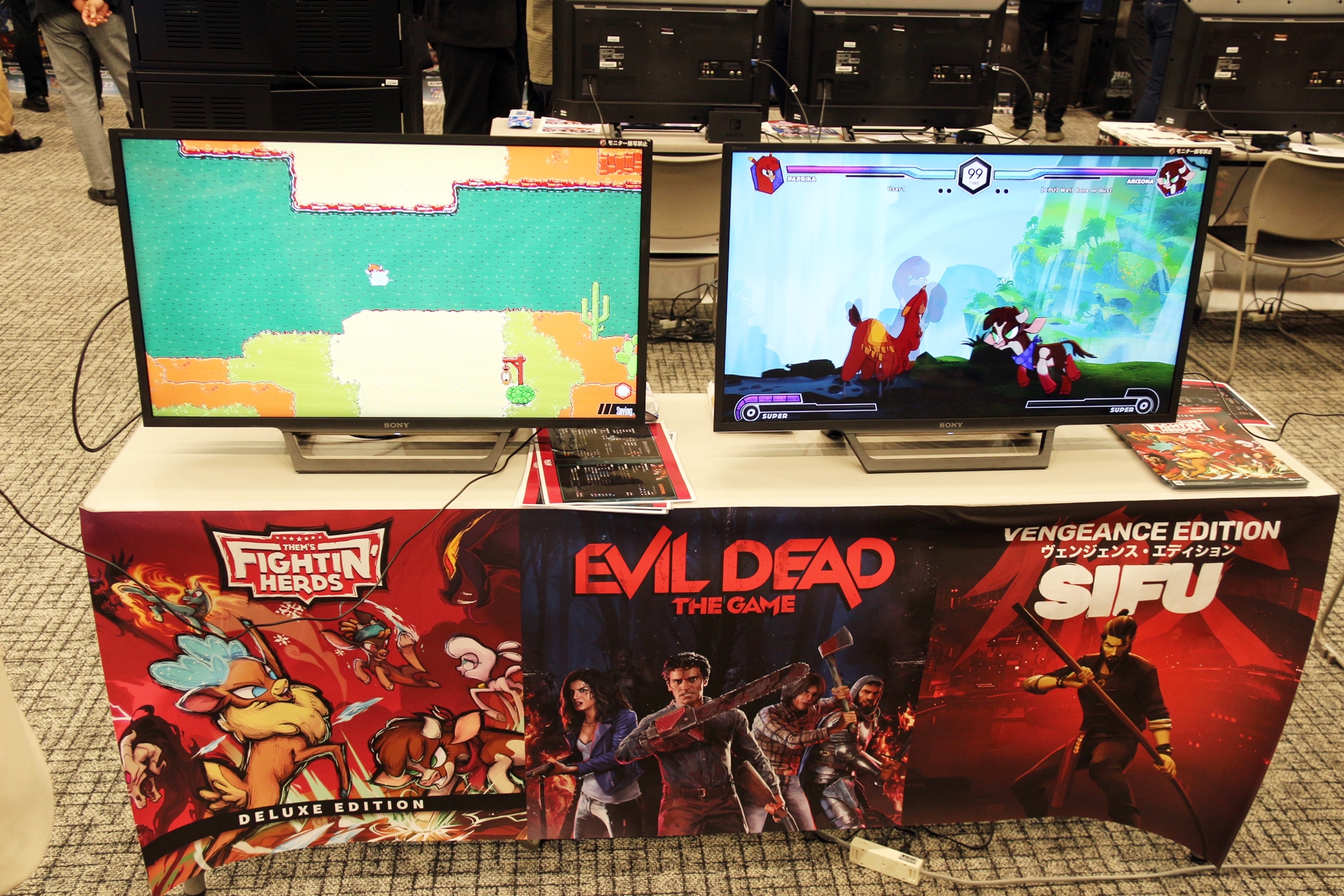 プレイアブル出展中の「Them’s Fightin’ Herds: Deluxe Edition」