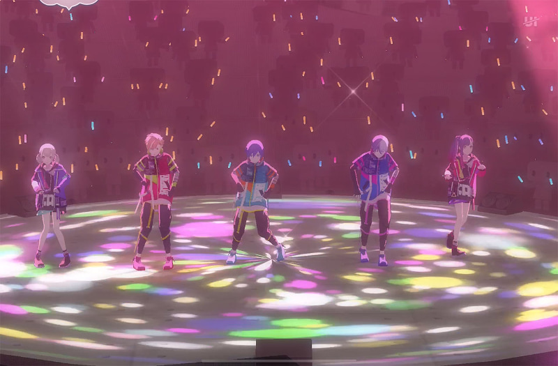 「Vivid BAD SQUAD」のメンバーにKAITOが参加して披露された「シネマ」