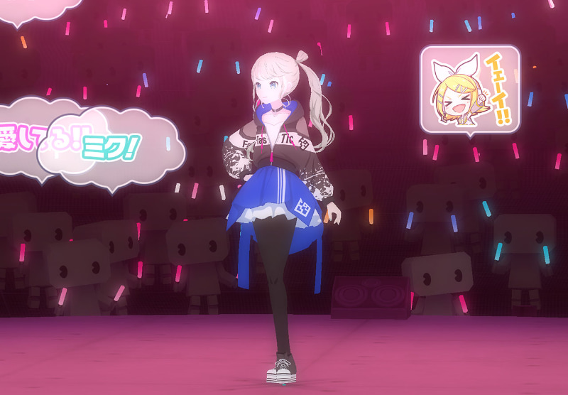 通常のライブ同様にピンチイン／ピンチアウトでアップにしたり、より広角の画面でライブ映像を楽しむこともできる