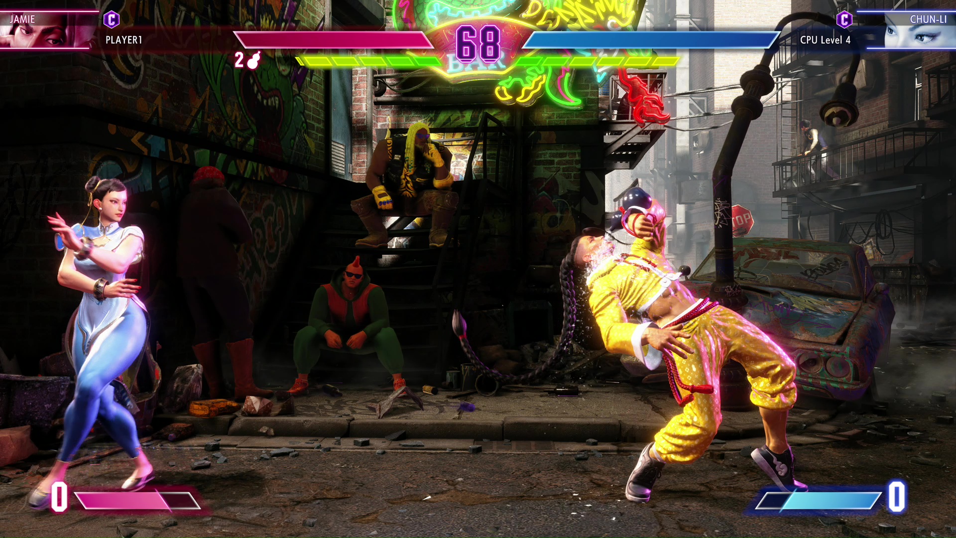 酔いレベルを上げる魔身。最大レベルの4になると、編んだ髪が解かれ見た目が大きく様変わりする