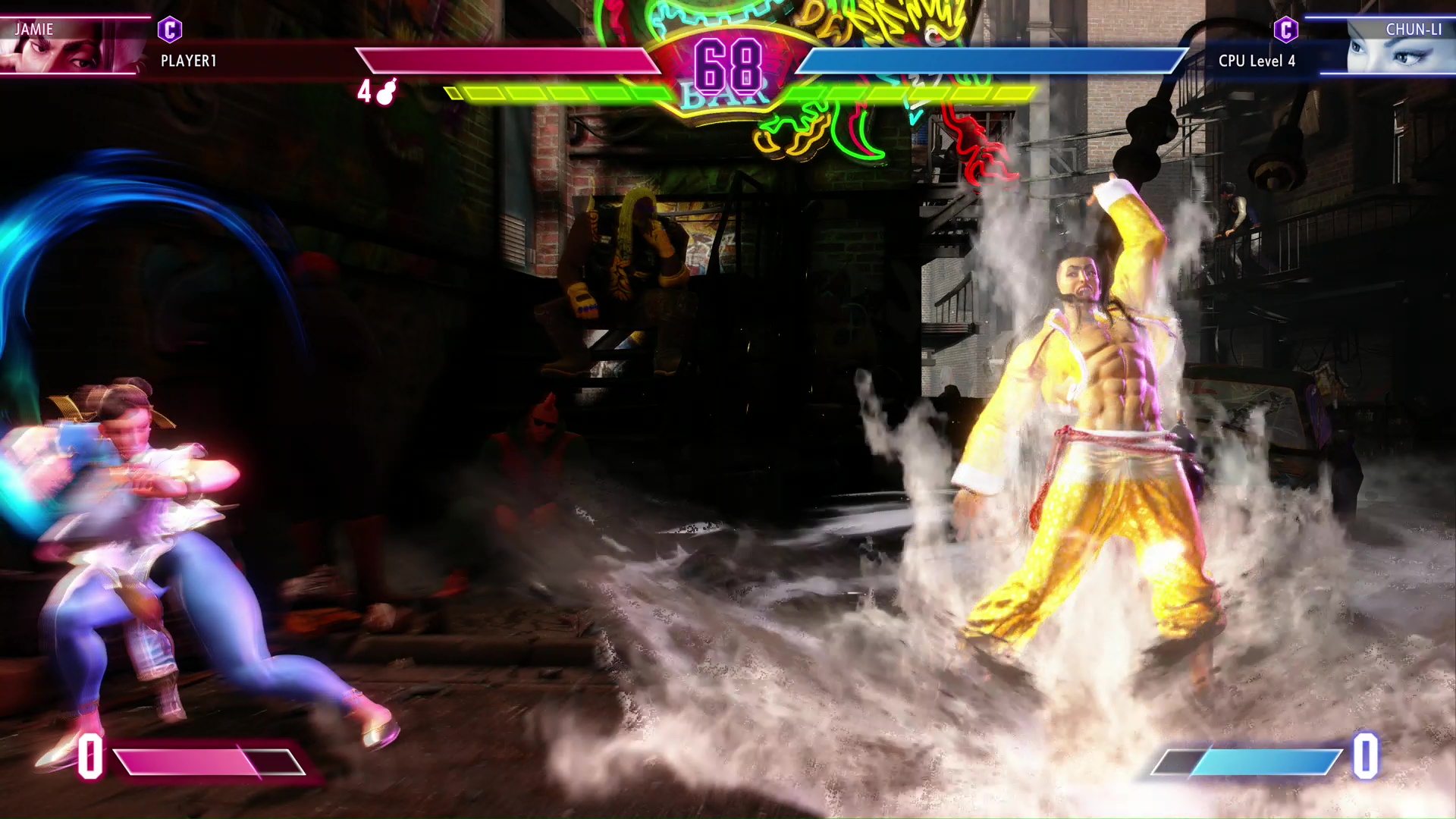 酔いレベルを上げる魔身。最大レベルの4になると、編んだ髪が解かれ見た目が大きく様変わりする