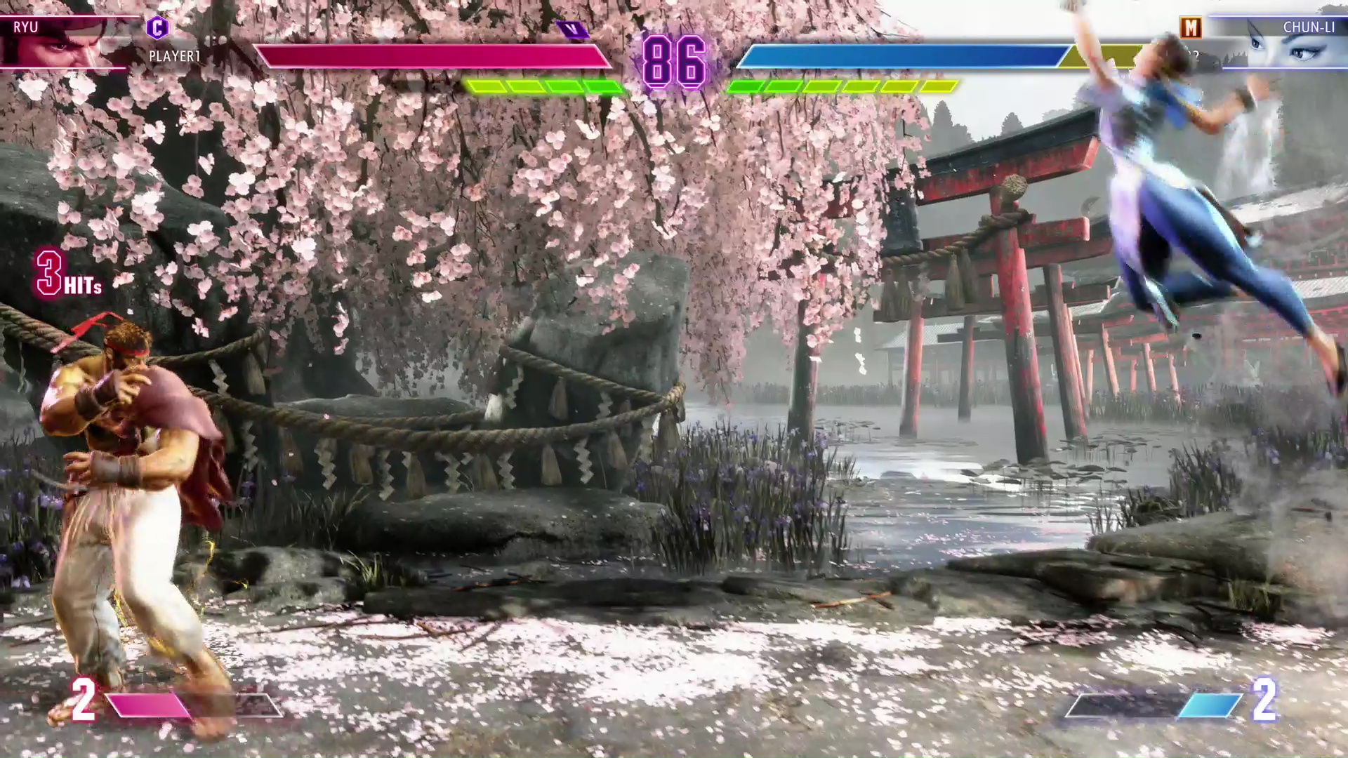 オーバードライブ足刀蹴りで壁バウンドをさせて真空波動拳で落とす。前作ではできなかった高火力コンボだ