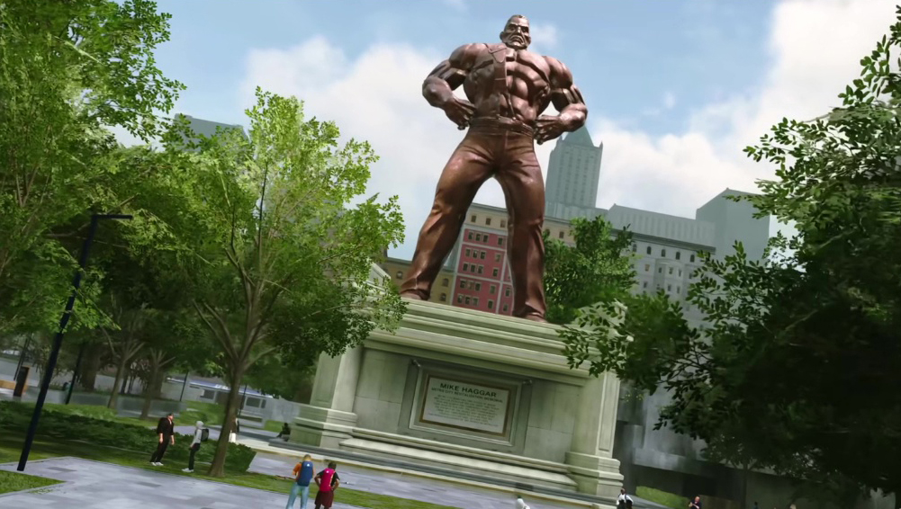 PVやゲームの中には「ファイナルファイト」の小ネタが散りばめられている