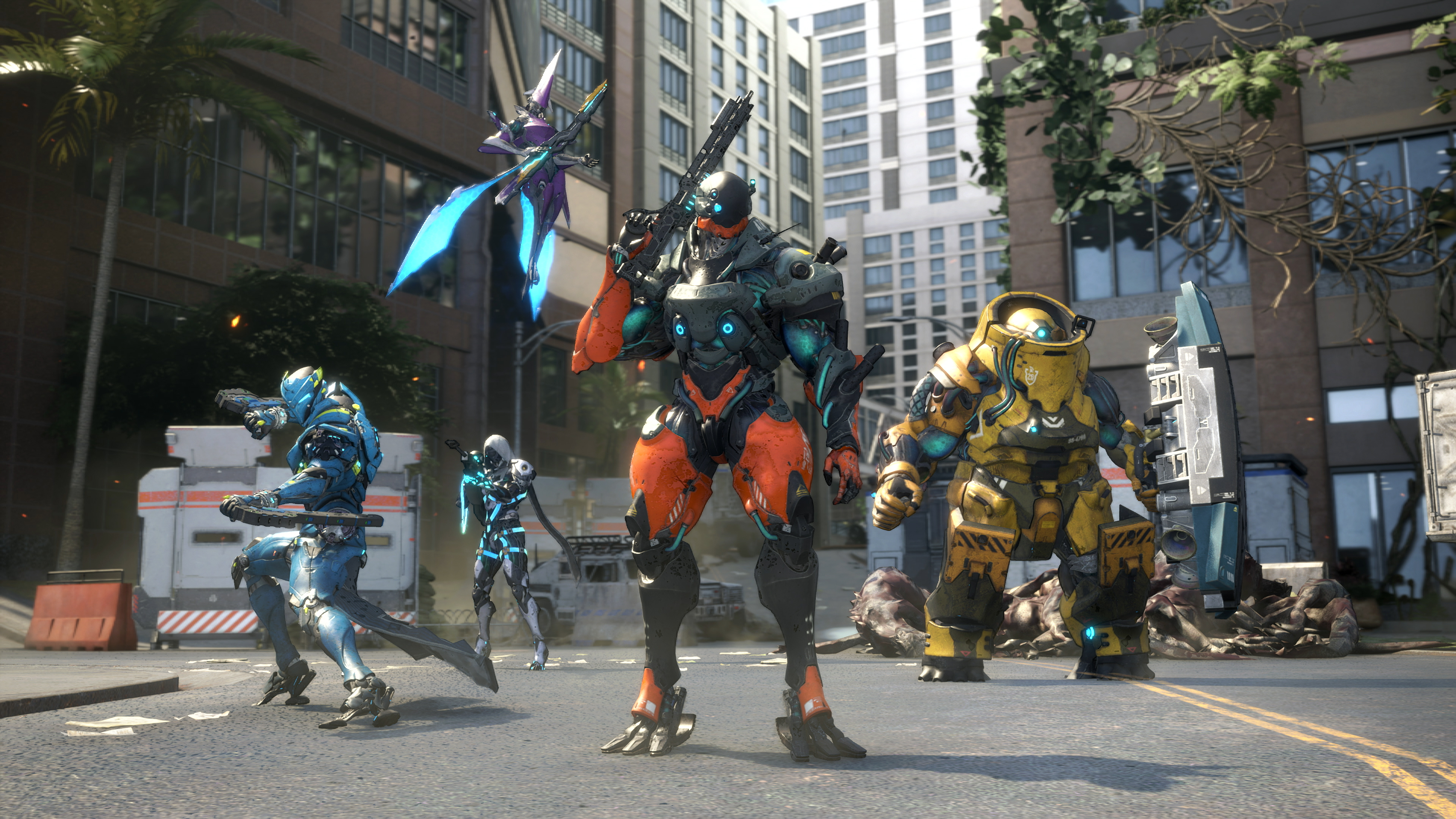 本作ではスーツに「リグ」と呼ばれる追加装備を1つ装着できる。スーツの長所を伸ばしたり、苦手な部分を補うことが可能