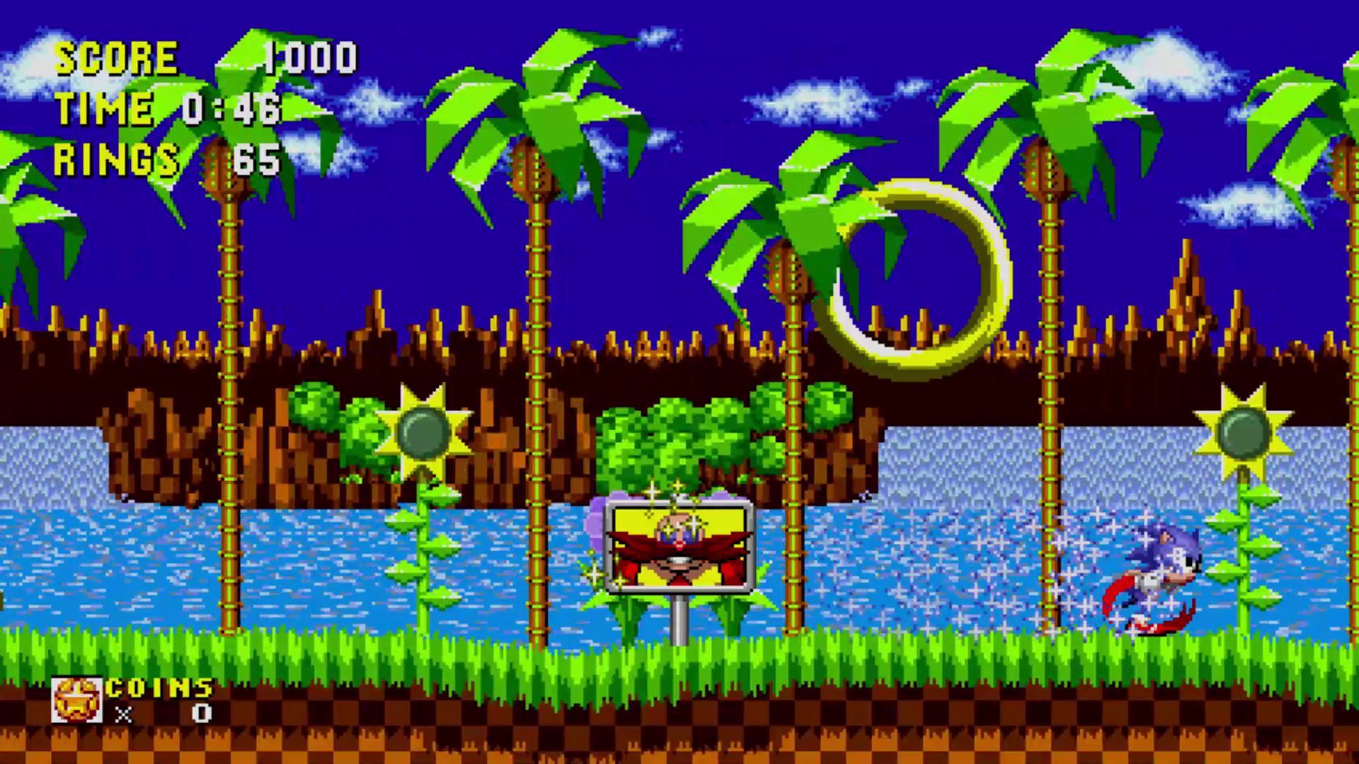 こちらも画像は初代「ソニック・ザ・ヘッジホッグ」