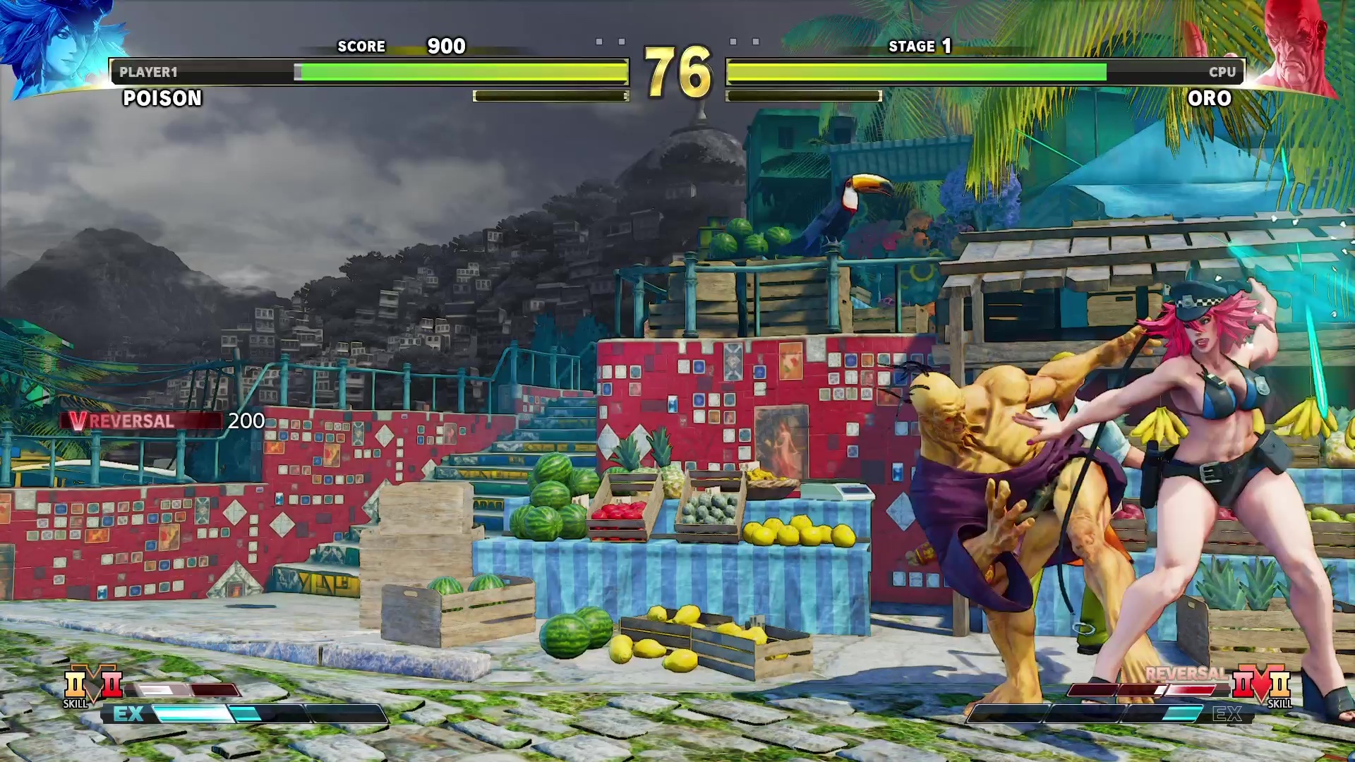 状況の切り返しの要となるVリバーサルコマンドも安定