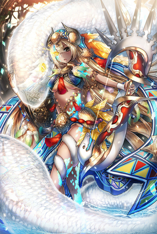 幻獣の世界《石眼蛇》 イシュチェル：弓使い(弓)