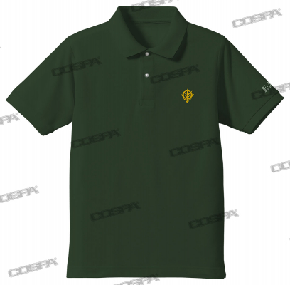 ジオン軍のシンボルが刺繍でワンポイントにデザインされている。左袖にも、さり気なくジオン地球方面軍の略称をプリント