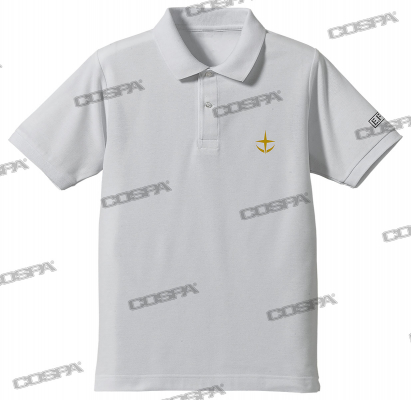 連邦軍のシンボルが刺繍でワンポイントにデザインされている。左袖にも、さり気なく地球連邦軍の略称をプリント