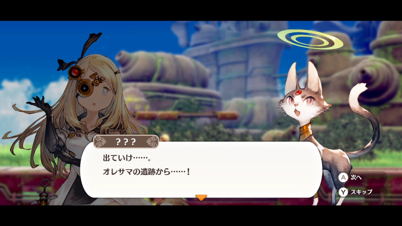 父親を探して冒険をする少女「ノア」と、遺跡を守護する記憶喪失のネコ「ジッパー」、遺跡の力を狙いながら「ノア」の父「ダイアン」とも浅からぬ縁がありそうな「グレイ」の3人を中心に物語は展開されていく