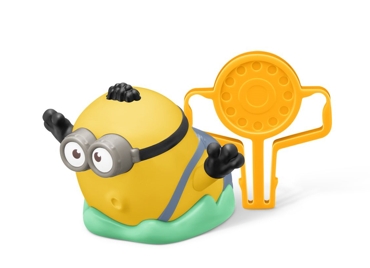 ハッピーセット ミニオンズ フィーバー 7月8日登場 映画のシーンをモチーフにした動く仕掛けのおもちゃが全10種 Game Watch