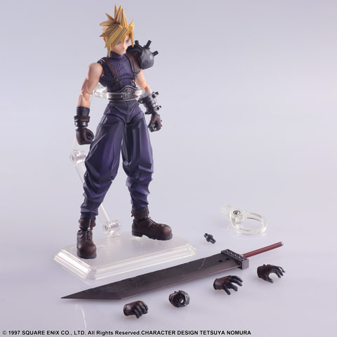 FFVII」誕生25周年記念のトレカコレクションと可動フィギュアが