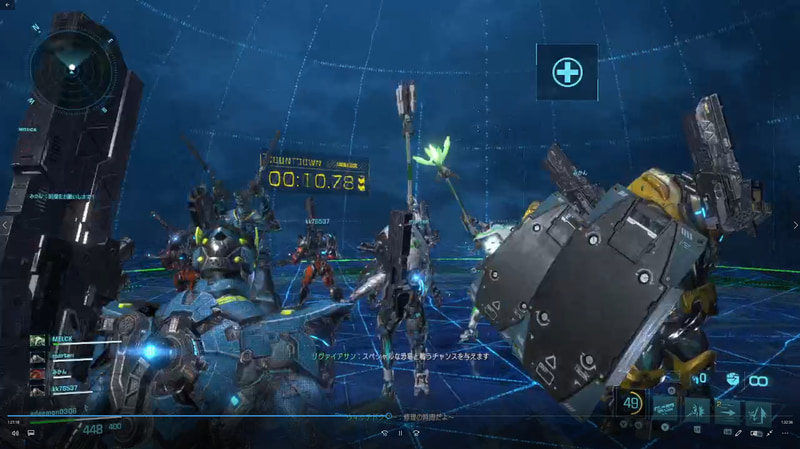 敵チームとも協力して挑む「ネオ・ティラノサウルス討伐」ミッションは総勢10名のプレーヤーが1つの目的のために協力する激熱なミッション！ 一撃死の攻撃や長考範囲攻撃などを乱発してくるため各々が全力で自分のロールを全力で遂行してやっと勝てるほどの強力なボス戦となっている……！