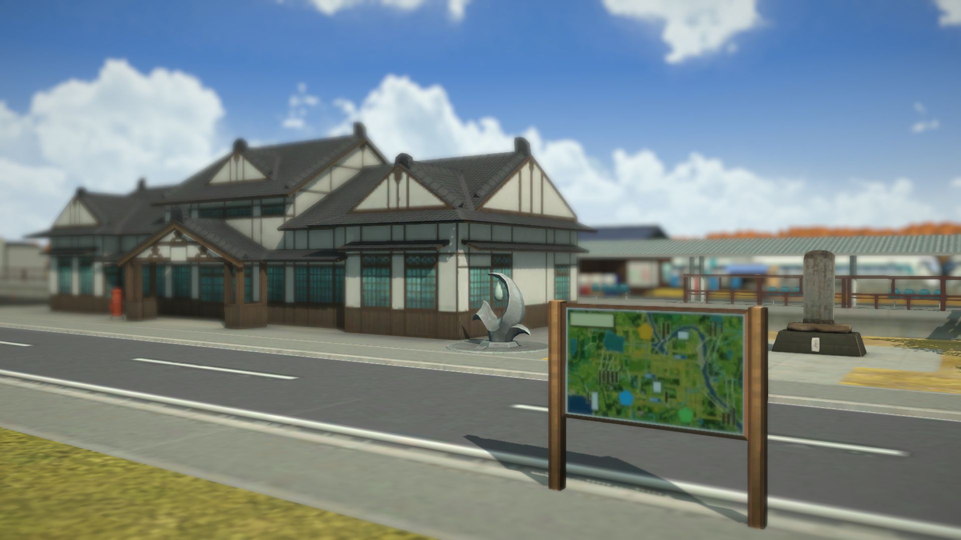 観光案内板、オブジェ